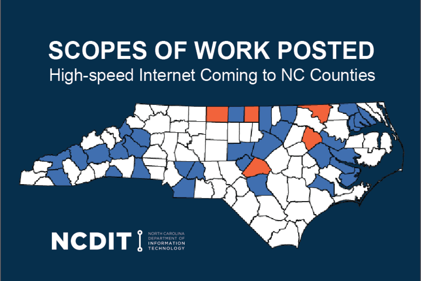 Five More NC Counties to Receive Expanded High-Speed Internet Access ...